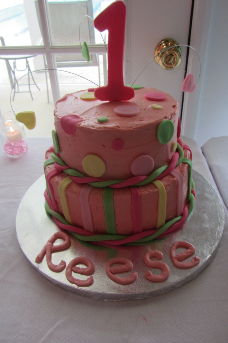 Pinterest 1st Girl Birthday Cake Ideas