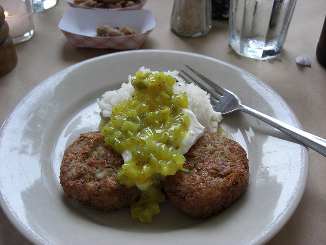 Pinto Bean Cakes Fried