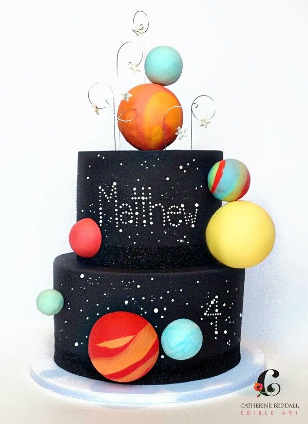 Planet Birthday Cake