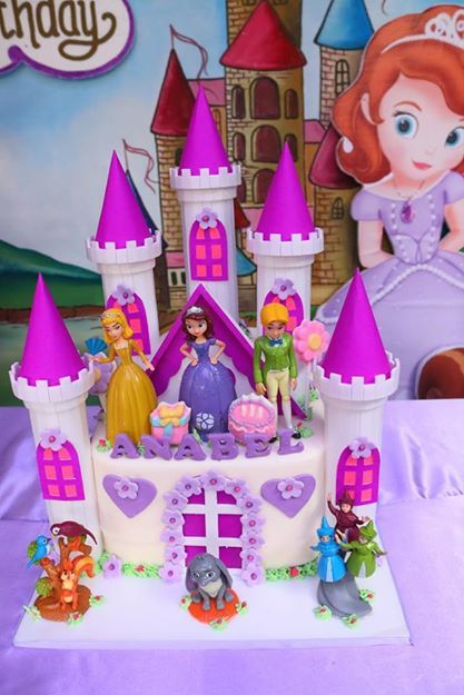 Princess Sofia Birthday Cake