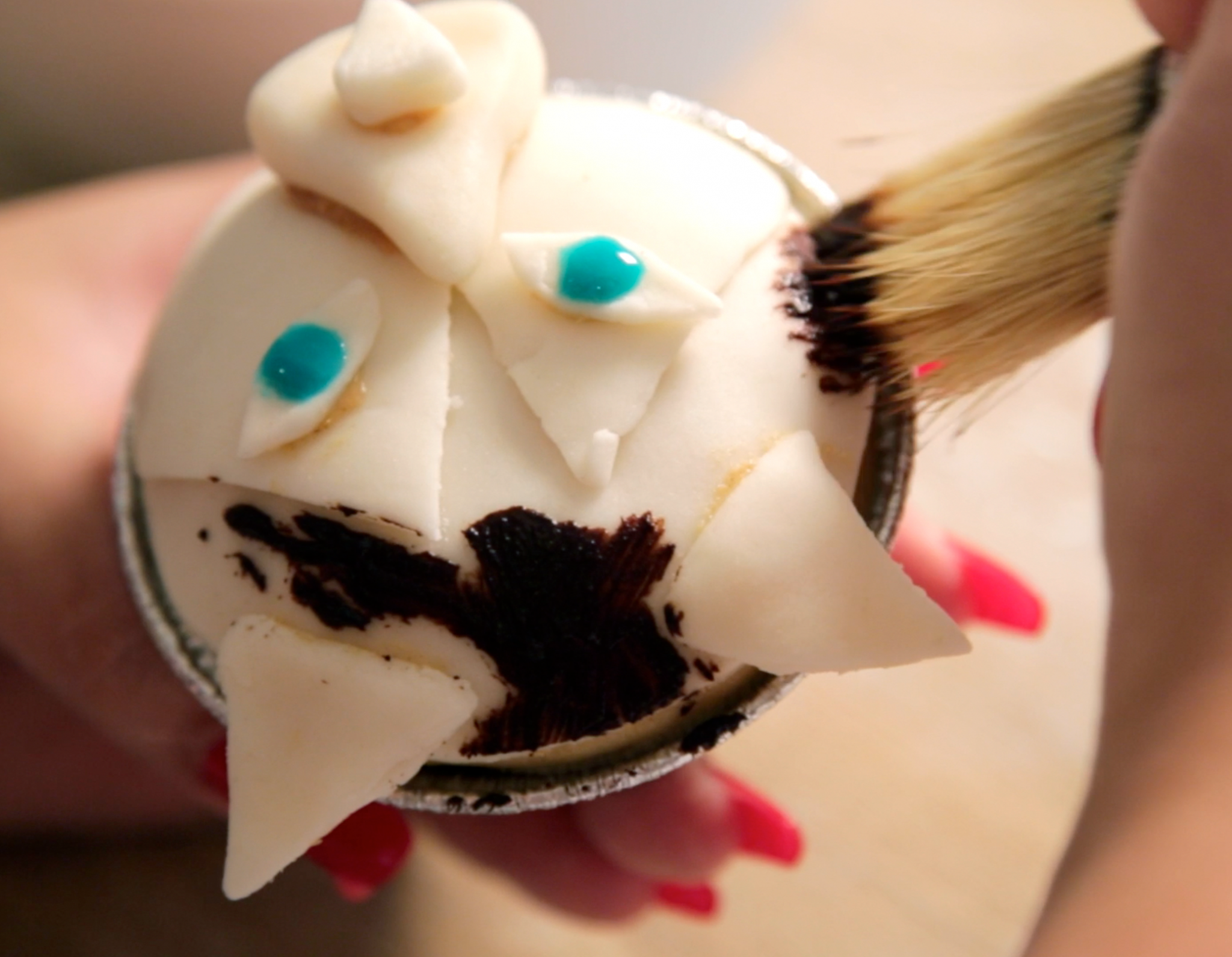 Pug Dog Laying Down On It Cake Cake Decoration Eating