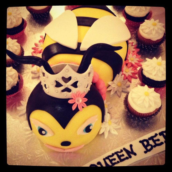 Queen Bee Birthday Cake