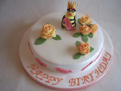 Queen Bee Birthday Cake