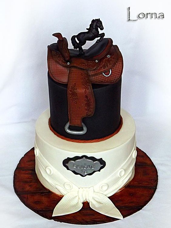 Saddle Horse Birthday Cakes