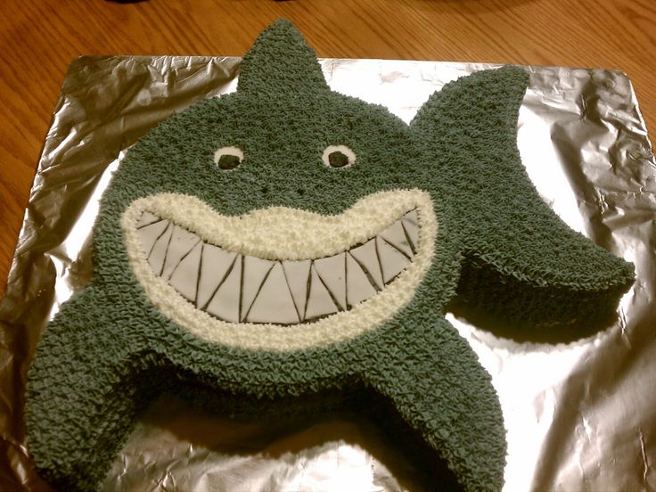 Shark Birthday Cake