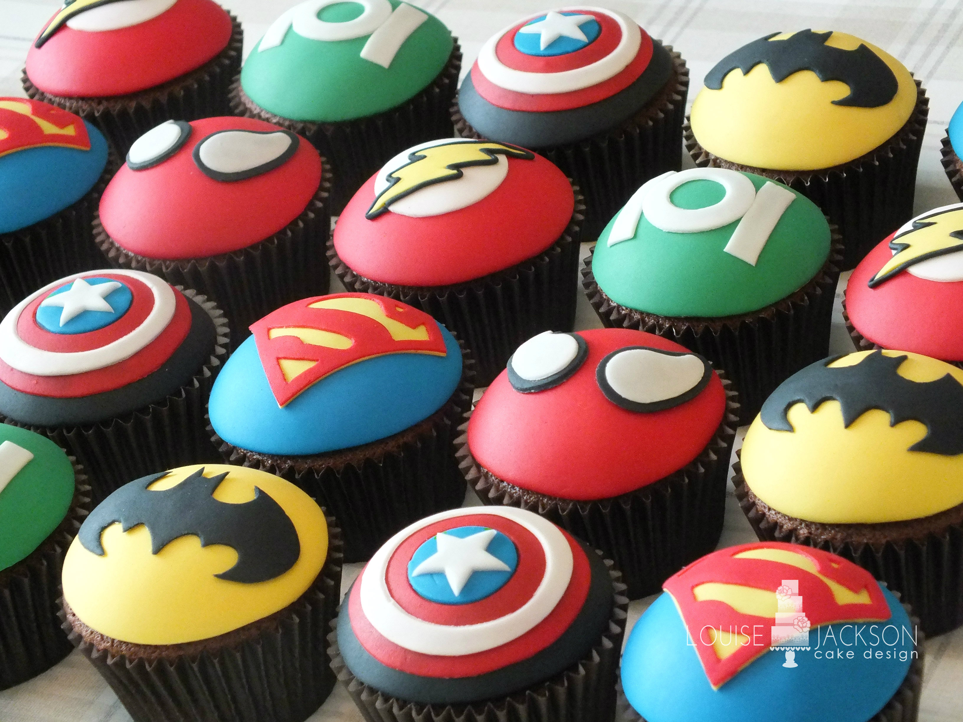 Superhero Cupcakes