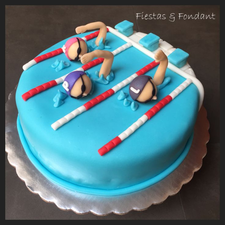 Swimming Birthday Cake Ideas