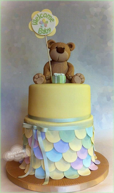 Teddy Bear Baby Shower Cake