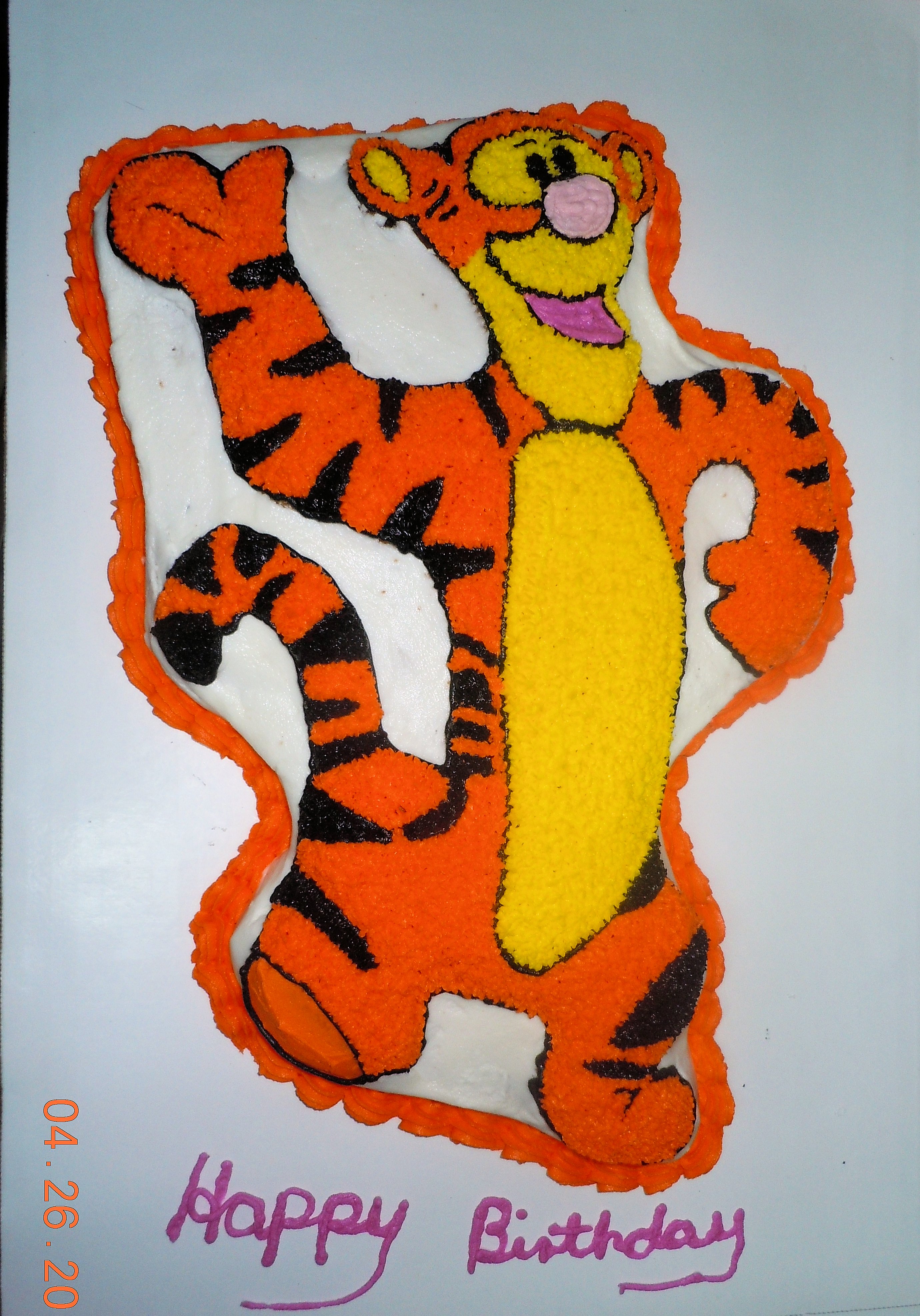 Tigger Birthday Cake