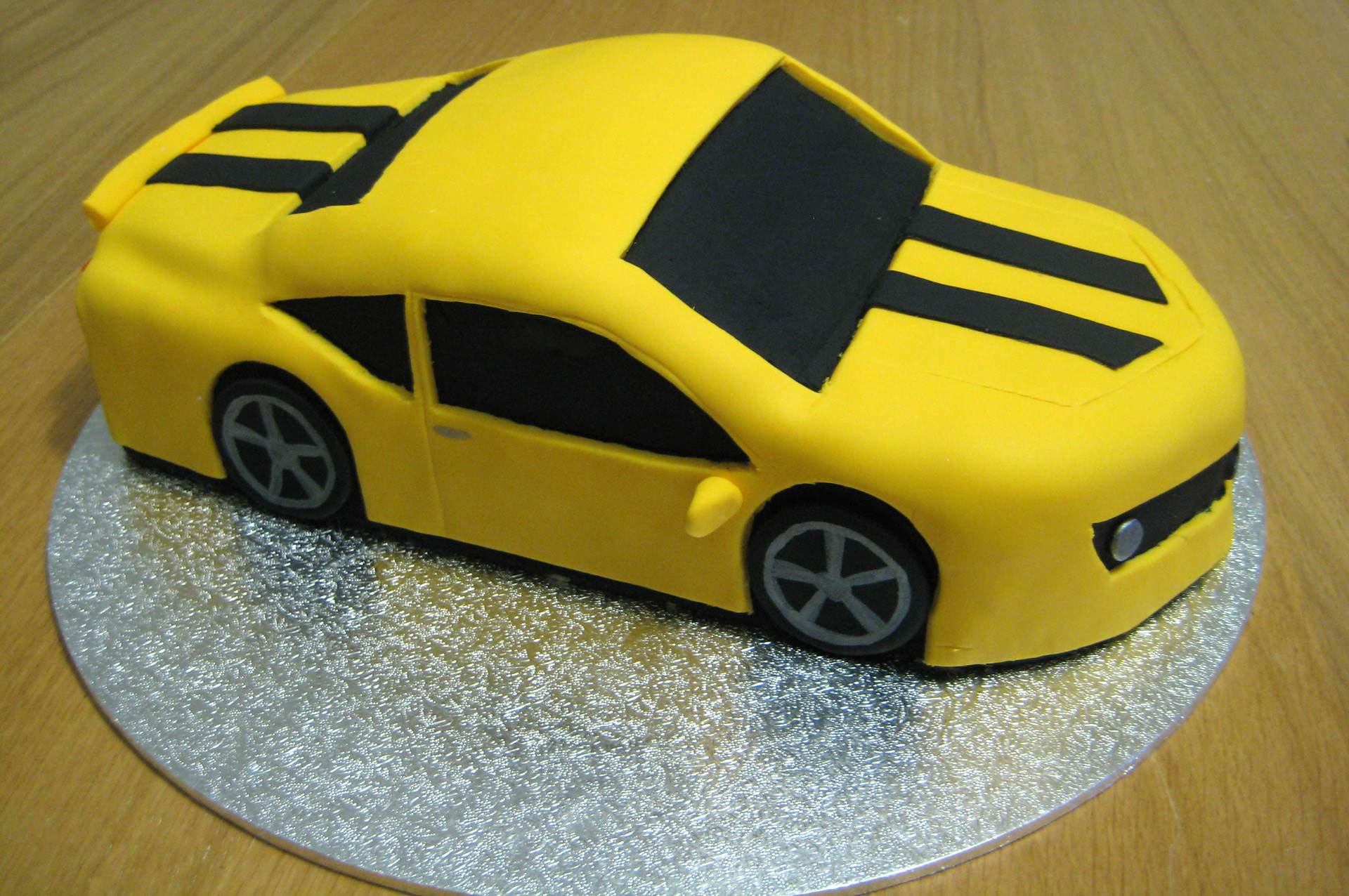 Transformers Bumblebee Car Cake