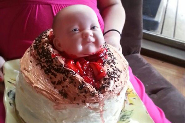 Worst Baby Shower Cake