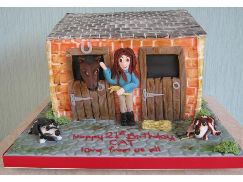 21st Birthday Cake Horse