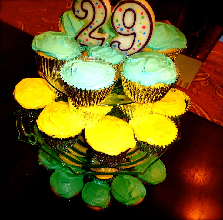 29th Birthday Cupcake Cake