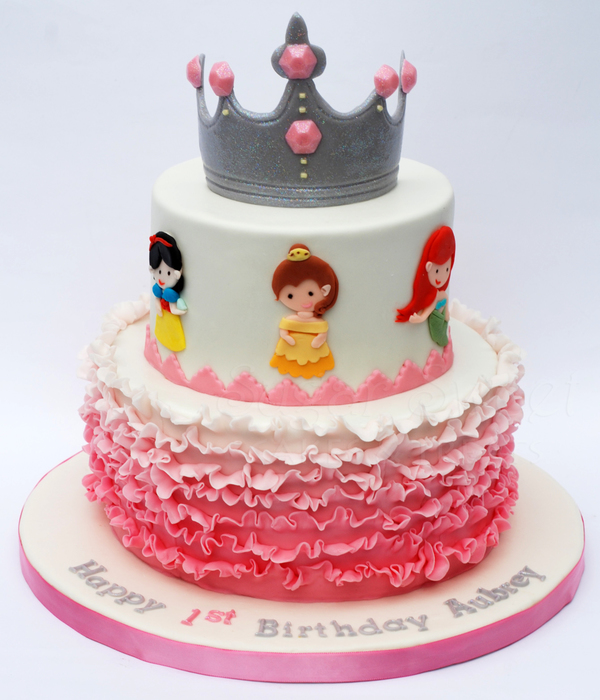 Baby Disney Princess Cake