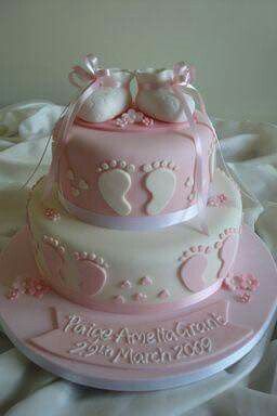 Baby Girl Baby Shower Cake