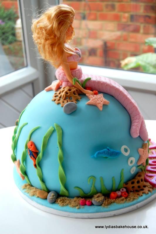 Barbie Mermaid Birthday Cake