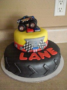 Blaze Monster Truck Cake