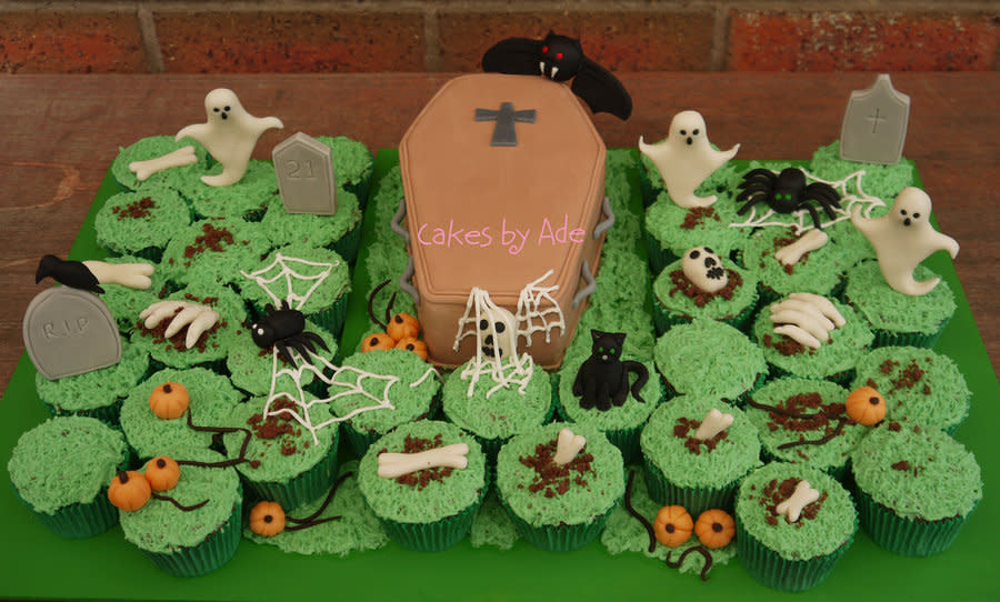 Cemetery Theme Birthday Cakes