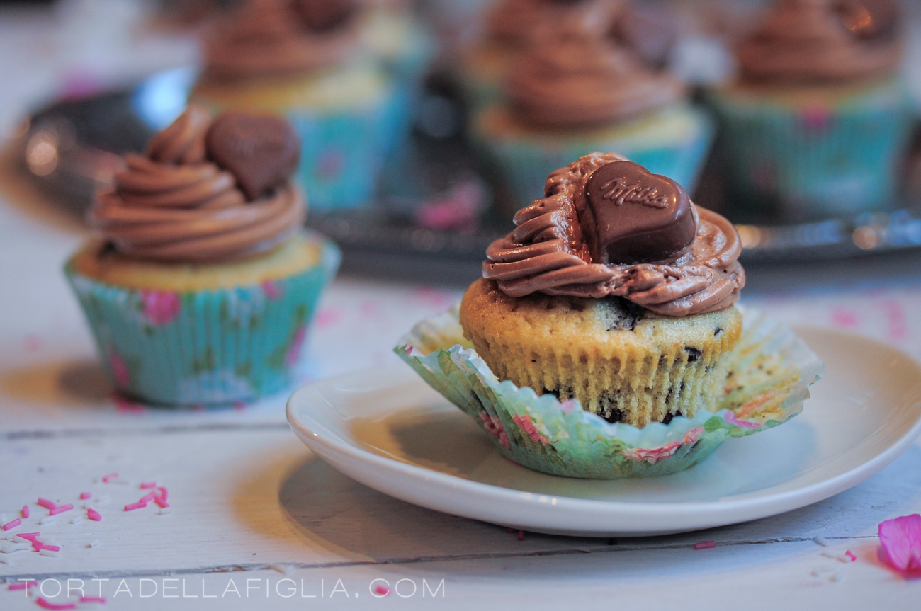 Chocolate Nutella Cupcakes