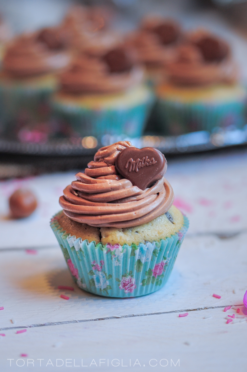 Chocolate Nutella Cupcakes