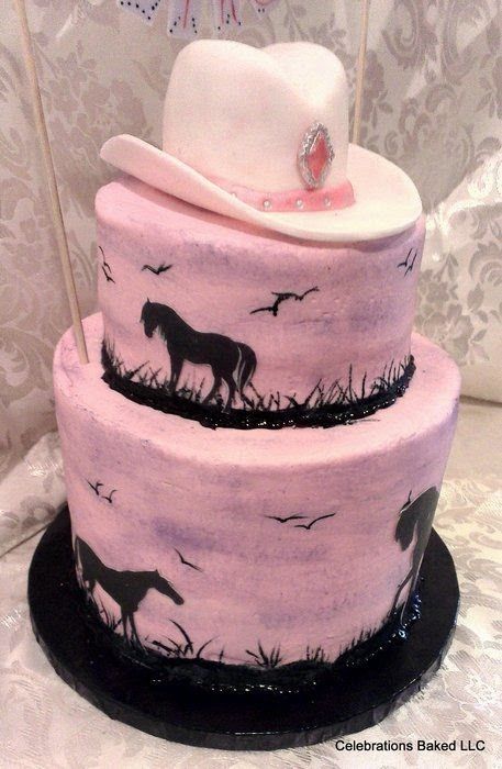 Cowgirl Horse Birthday Cake