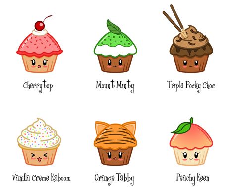 Cupcake Cute Cartoon Things