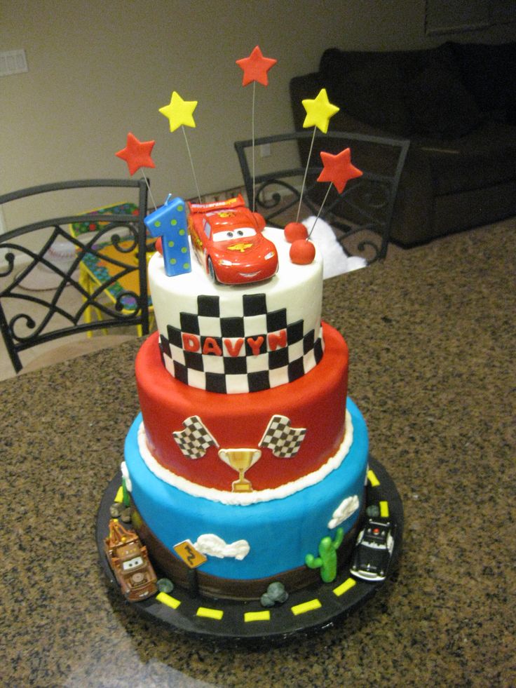 Disney Cars Birthday Cake