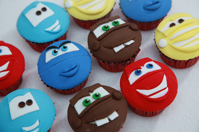 Disney Cars Cupcakes