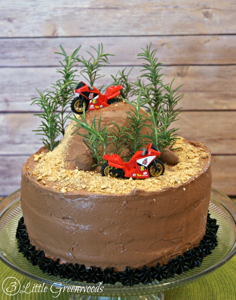 DIY Dirt Bike Birthday Cake