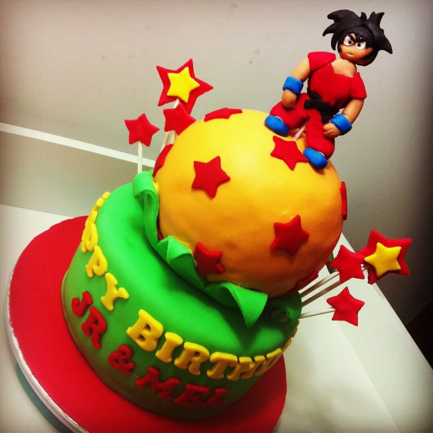 Dragon Ball Z Birthday Cake
