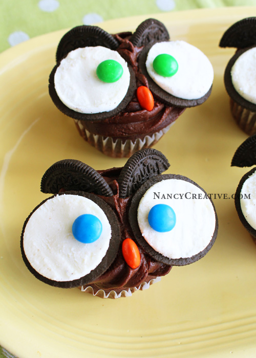 Fall Owl Cupcake Ideas