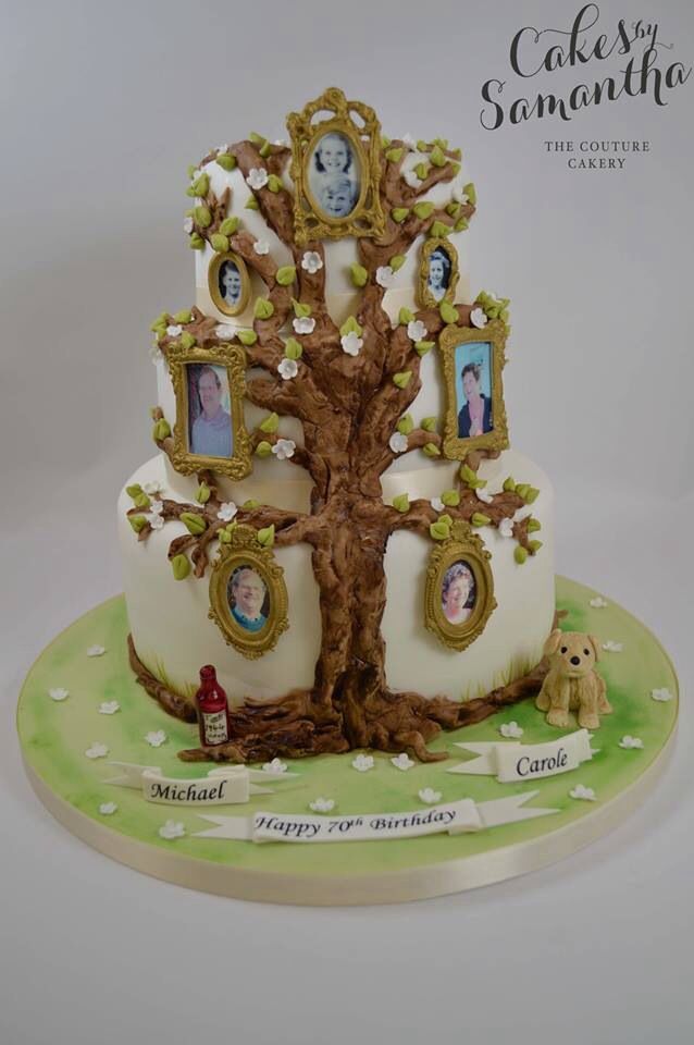 Family Tree Birthday Cake