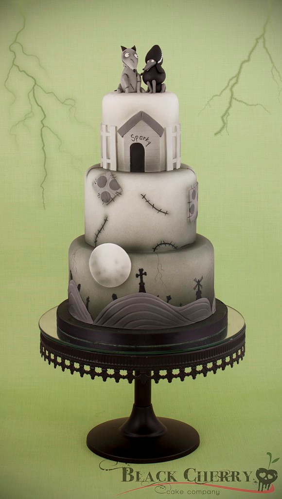 Frankenweenie Wedding Cake