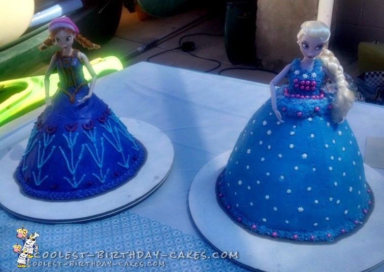 Frozen Elsa Doll Birthday Cake