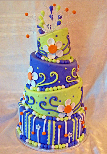 7 Cute And Funky Birthday Cakes Photo - Cool Birthday Cake Idea, Bright ...