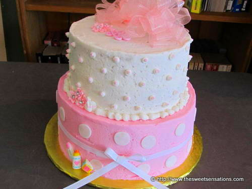 Girl Baby Shower Cake