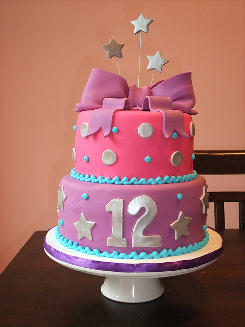 Girls 12th Birthday Cakes