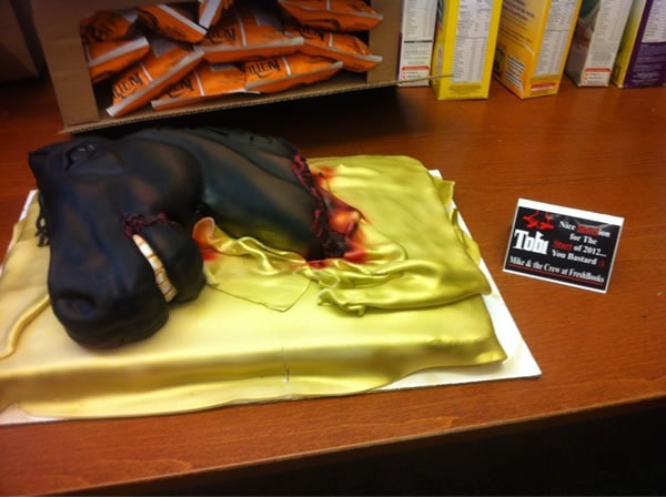 Godfather Horse Head Cake