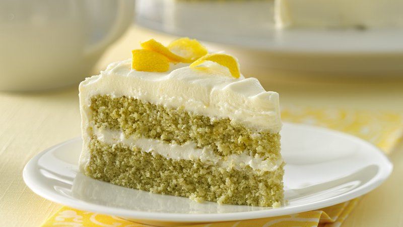 Green Tea with Lemon Cake