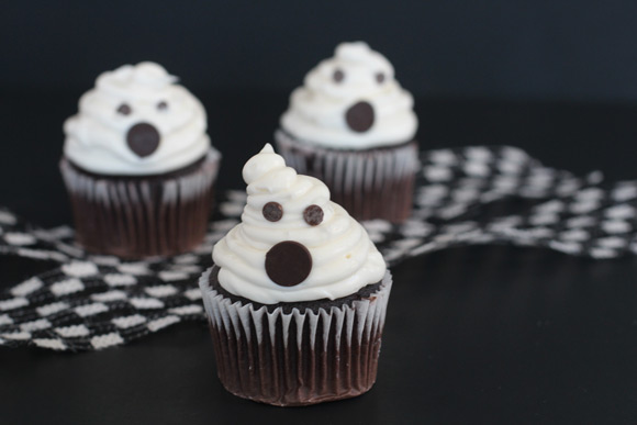 Halloween Ghost Cupcakes