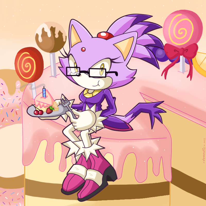 6 Photos of Blaze The Cat Birthday Cakes