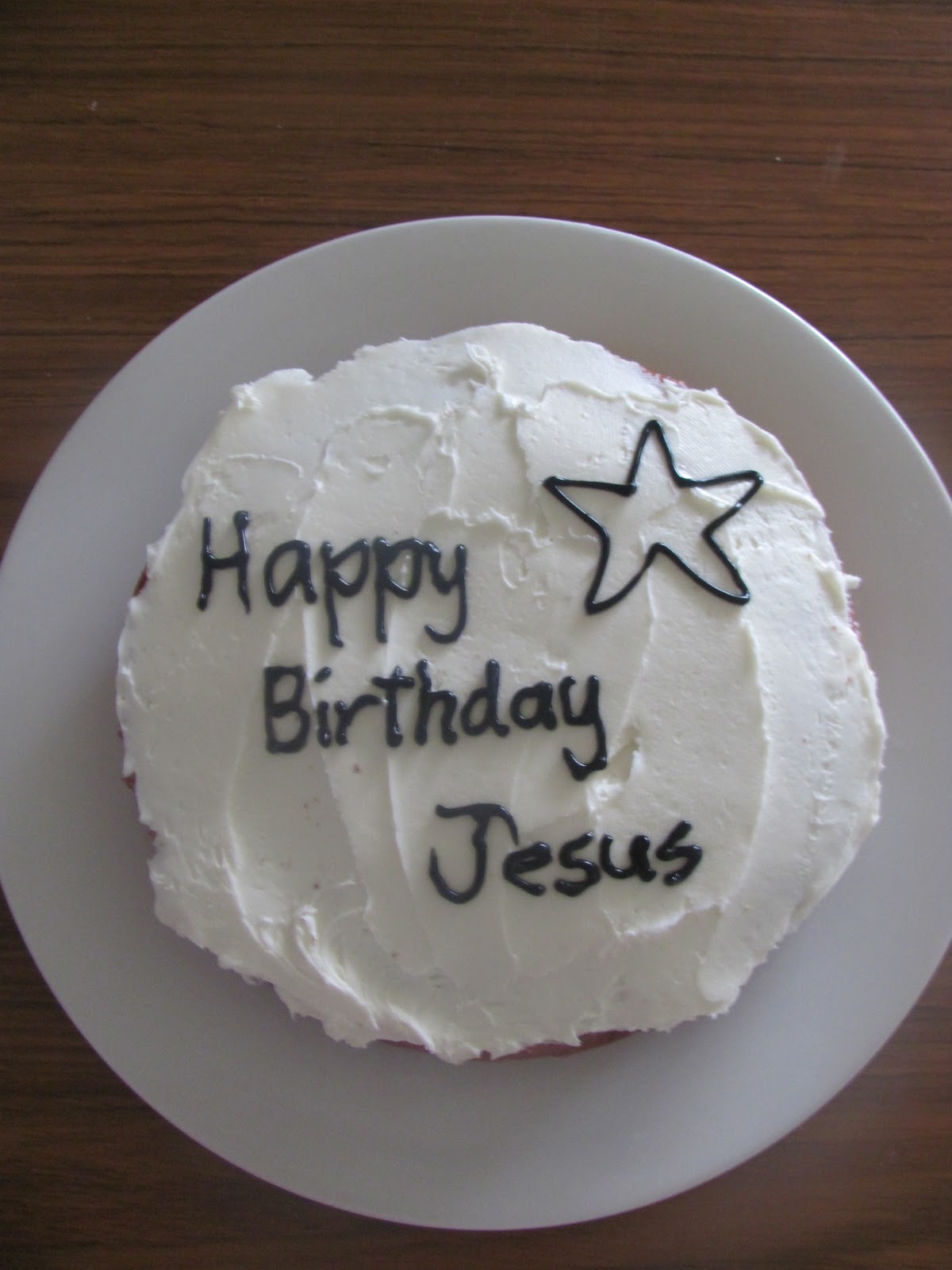 Happy Birthday Jesus Cake