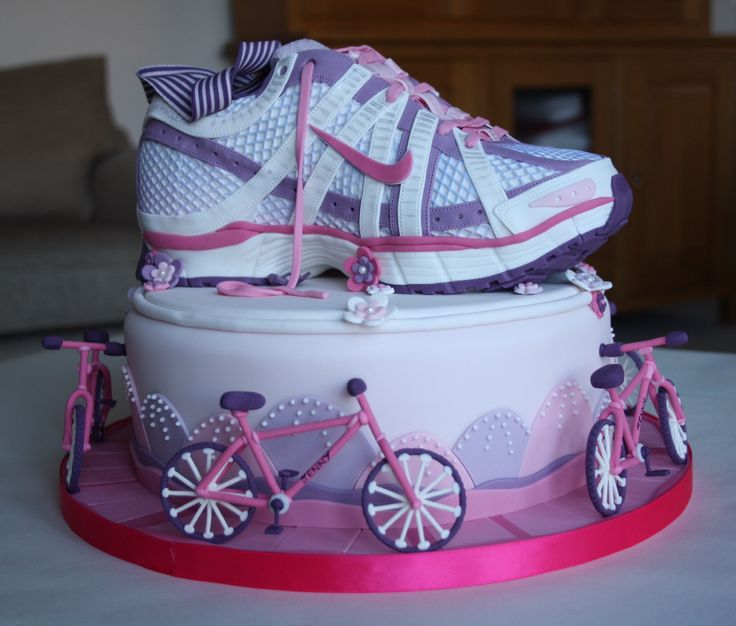 Happy Birthday Running Cake