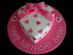 Heart Shaped Birthday Cake