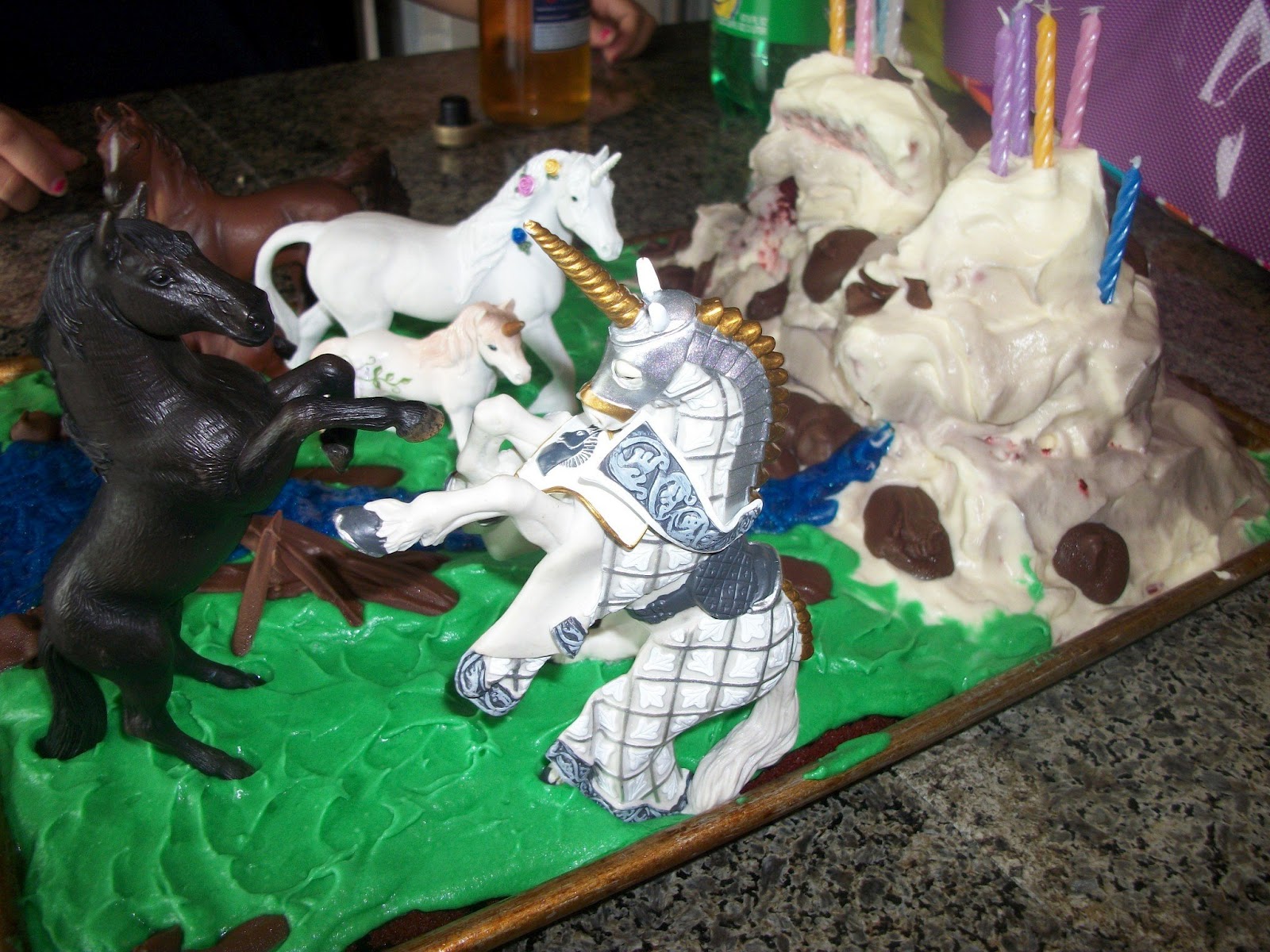 Homemade Horse Birthday Cake