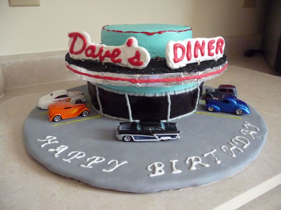 Hot Rod Birthday Cake