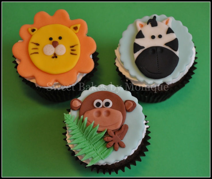 Jungle Safari Themed Cupcakes