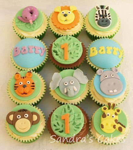 Jungle Theme Cupcakes