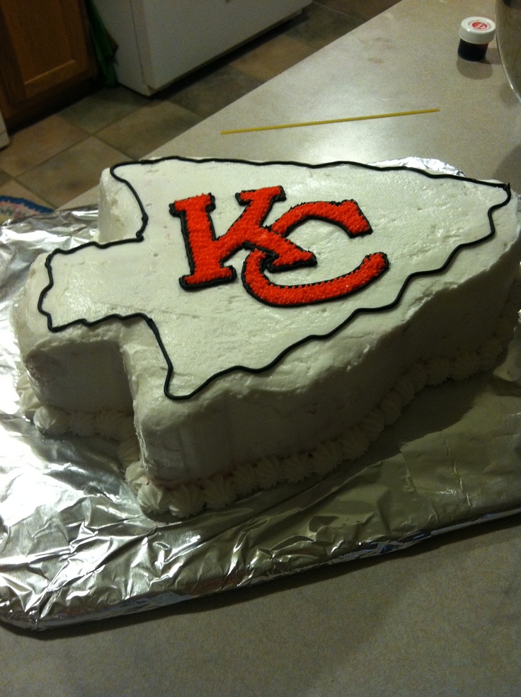 Kansas City Chiefs Arrowhead Cake