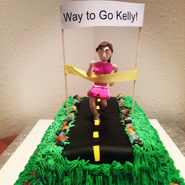 Marathon Runner Birthday Cake